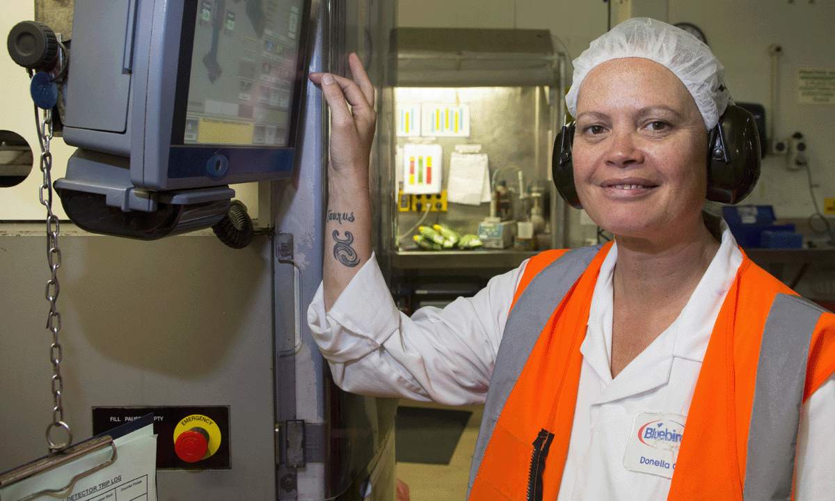 PepsiCo team member in a facility